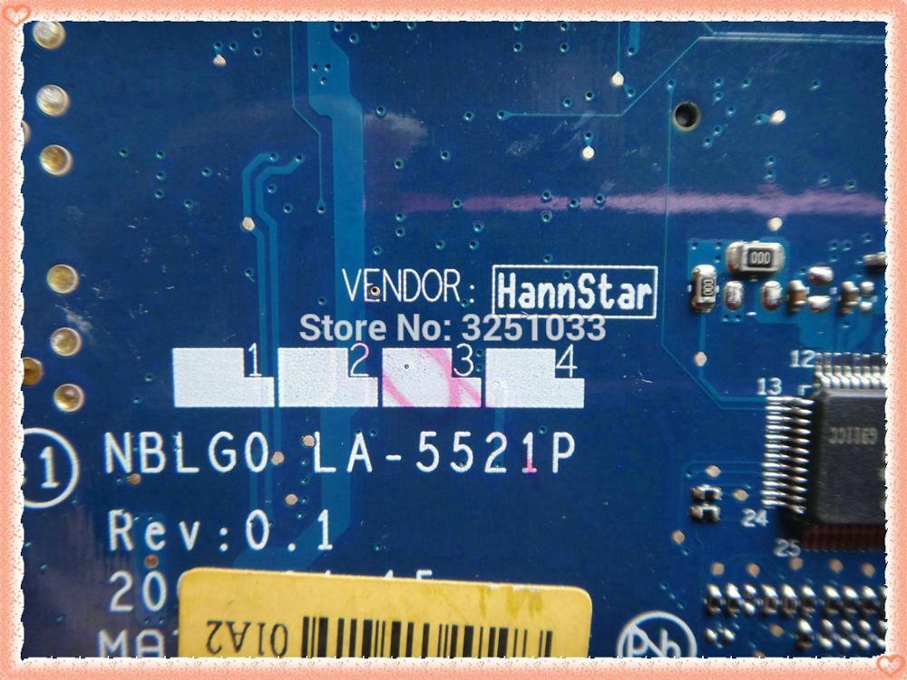 LA-5521P Bios Dump Acer 4540